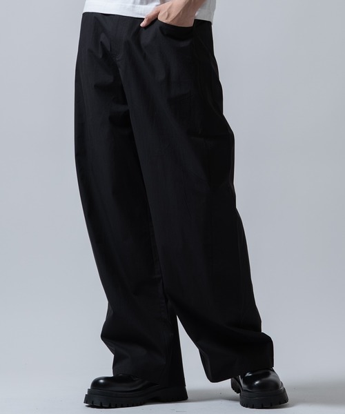 Crownor(クラウノアー)の「ルーズストレート ワークパンツ(その他パンツ・メンズ・ブラック・MEDIUM)」の8枚目の写真