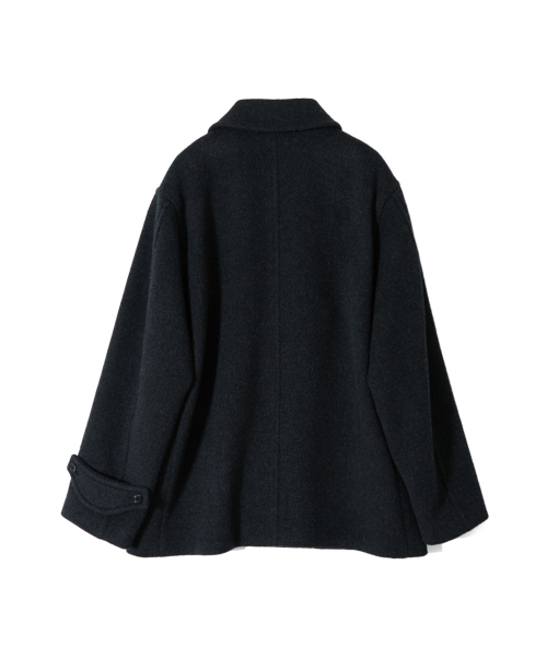 HORLISUN(ホーリーサン)の「NEWYEAR ウールハーフコート メランジ ブラック(ダッフルコート・メンズ・その他・SMALL/MEDIUM/LARGE)」の2枚目の写真