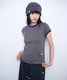 ALL OVER STAR T-SHIRT [CHARCOAL]