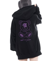 『OY/オーワイ』GLITTER ODOLLY HOODIE ZIP UP/グリッターオードリージップアップパーカー