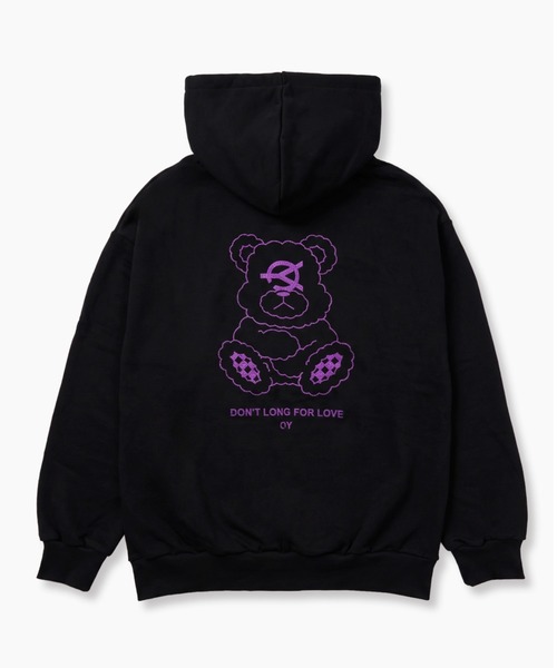 OY（オーワイ）の「『OY/オーワイ』GLITTER ODOLLY HOODIE ZIP UP/グリッターオードリージップアップパーカー（パーカー・レディース・ブラック×パープル/ブラック×ピンク・FREE）」の18枚目の写真