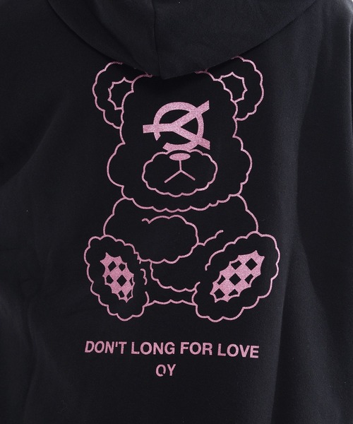 OY（オーワイ）の「『OY/オーワイ』GLITTER ODOLLY HOODIE ZIP UP/グリッターオードリージップアップパーカー（パーカー・レディース・ブラック×パープル/ブラック×ピンク・FREE）」の17枚目の写真