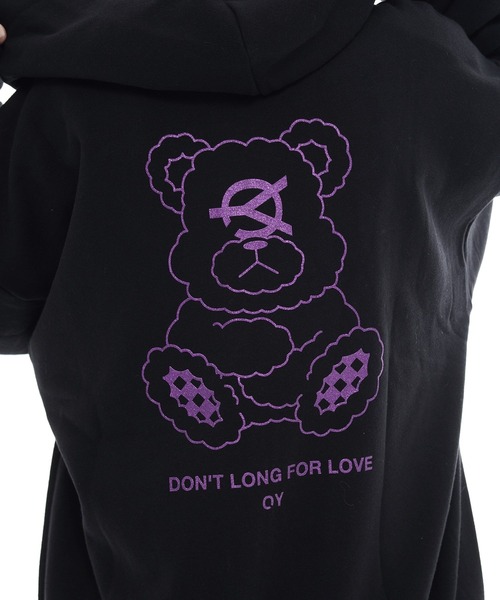 OY（オーワイ）の「『OY/オーワイ』GLITTER ODOLLY HOODIE ZIP UP/グリッターオードリージップアップパーカー（パーカー・レディース・ブラック×パープル/ブラック×ピンク・FREE）」の20枚目の写真