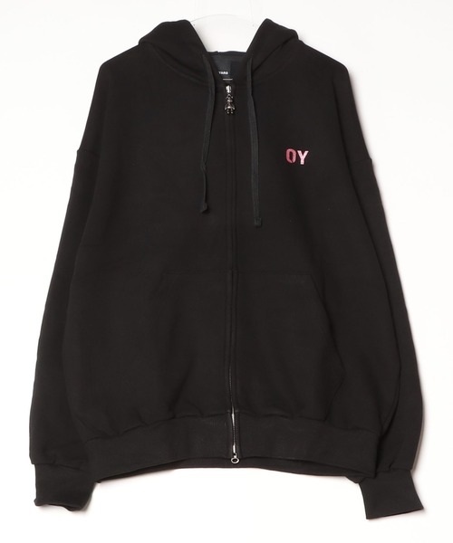 OY（オーワイ）の「『OY/オーワイ』GLITTER ODOLLY HOODIE ZIP UP/グリッターオードリージップアップパーカー（パーカー・レディース・ブラック×パープル/ブラック×ピンク・FREE）」の16枚目の写真