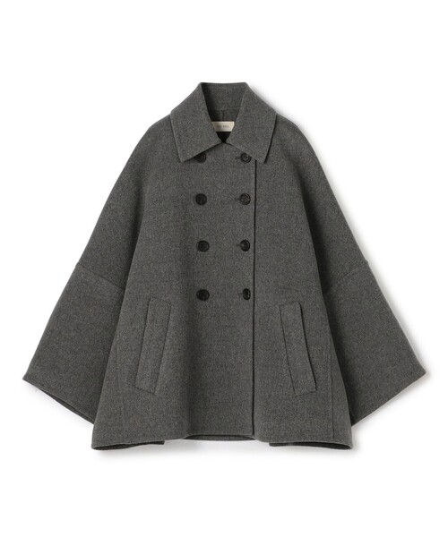 DES PRES(デ・プレ)の「【WEB先行予約】ウールモッサ ダブルブレストミディコート(その他アウター・レディース・ブラック/グレー/ボルドー・FREE)」の3枚目の写真