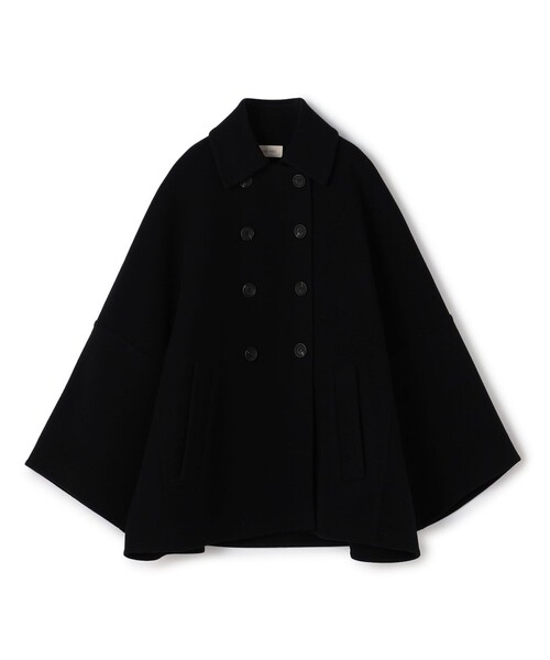 DES PRES(デ・プレ)の「【WEB先行予約】ウールモッサ ダブルブレストミディコート(その他アウター・レディース・ブラック/グレー/ボルドー・FREE)」の2枚目の写真