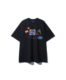 A/L サマー バケーション オーバーサイズ 半袖 Tシャツ (GOS2-6AL034)