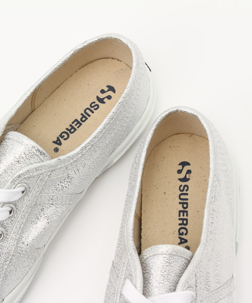 SUPERGA（スペルガ）の「【SUPERGA】スペルガS001820（スニーカー・レディース・シルバー・37/38）」の3枚目の写真