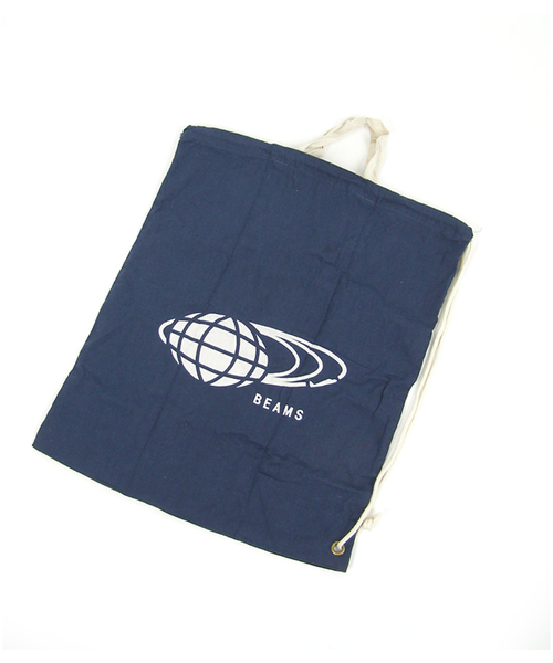 BEAMS（ビームス）の「Phatee×BEAMS / 別注 ヘンプエコショッピングバッグ（エコバッグ/サブバッグ・メンズ・オレンジ/オリーブ/ネイビー/ブラック・ONE SIZE）」の4枚目の写真