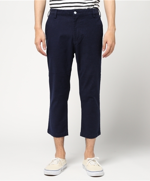 ikka（イッカ）の「コットンレーヨンクロップドトラウザー（その他パンツ・メンズ・スカイブルー/ネイビー・MEDIUM/LARGE/X-LARGE/SMALL）」の5枚目の写真