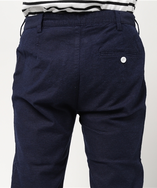 ikka（イッカ）の「コットンレーヨンクロップドトラウザー（その他パンツ・メンズ・スカイブルー/ネイビー・MEDIUM/LARGE/X-LARGE/SMALL）」の8枚目の写真
