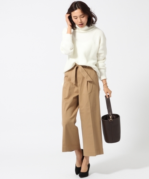 GLOBAL WORK(グローバルワーク)の「5ゲージアゼオフタートルチュニック/729137(ニット/セーター・レディース・ホワイト/ブルー系その他/ネイビー/カーキ/グレー/ブラウン・MEDIUM/LARGE/SMALL)」の20枚目の写真