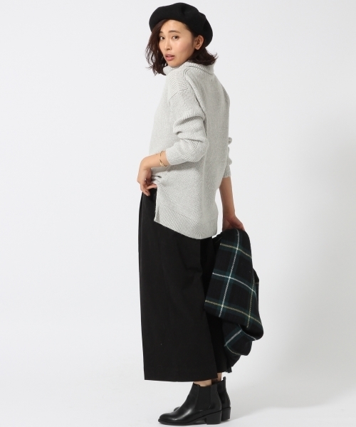 GLOBAL WORK(グローバルワーク)の「5ゲージアゼオフタートルチュニック/729137(ニット/セーター・レディース・ホワイト/ブルー系その他/ネイビー/カーキ/グレー/ブラウン・MEDIUM/LARGE/SMALL)」の21枚目の写真