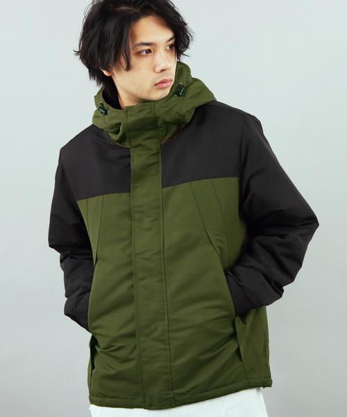 ８(eight)（エイト）の「裏ボア マウンテンパーカー ナイロン ジャケット（マウンテンパーカー・メンズ・ネイビー/ブルー系その他/グレー系カモフラージュ/グリーン系カモフラージュ/ブラック×カーキ/カーキ/ブラック/ブラック系その他/グリーン系その他/ブラック×グリーン/ベージュ/グリーン/ブラウン系その他2/ベージュ系その他/イエロー系その他/ブラック×レッド/ブラウン系その他/レッド/イエロー・LARGE/MEDIUM/X-LARGE）」の6枚目の写真