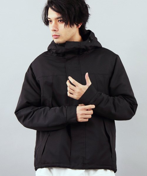 ８(eight)（エイト）の「裏ボア マウンテンパーカー ナイロン ジャケット（マウンテンパーカー・メンズ・ネイビー/ブルー系その他/グレー系カモフラージュ/グリーン系カモフラージュ/ブラック×カーキ/カーキ/ブラック/ブラック系その他/グリーン系その他/ブラック×グリーン/ベージュ/グリーン/ブラウン系その他2/ベージュ系その他/イエロー系その他/ブラック×レッド/ブラウン系その他/レッド/イエロー・LARGE/MEDIUM/X-LARGE）」の2枚目の写真