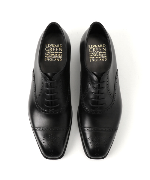 EDWARD GREEN(エドワードグリーン)の「EDWARD GREEN ウィングチップシューズ ASQUITH(ドレスシューズ・メンズ・ブラック・9/6/7.5/6.5/8.5/8/7)」の5枚目の写真