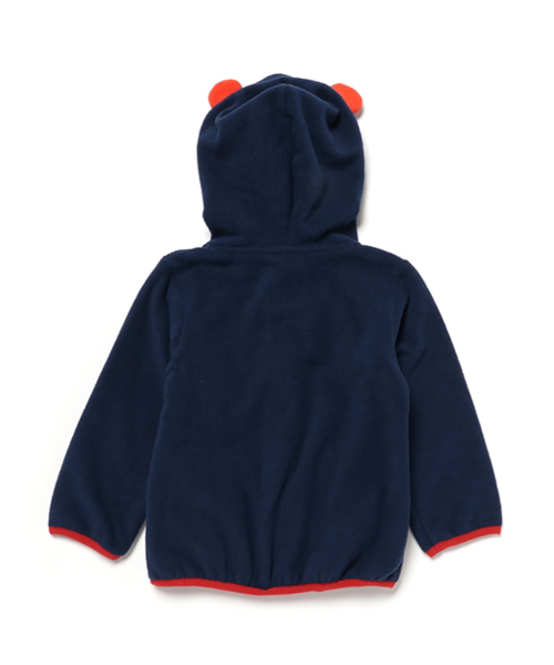 RODEO CROWNS WIDE BOWL（ロデオクラウンズワイドボウル）の「フリース キッズ パーカー（パーカー・キッズ・ベージュ/チャコールグレー/ネイビー・X-SMALL/LARGE/SMALL/MEDIUM）」の4枚目の写真