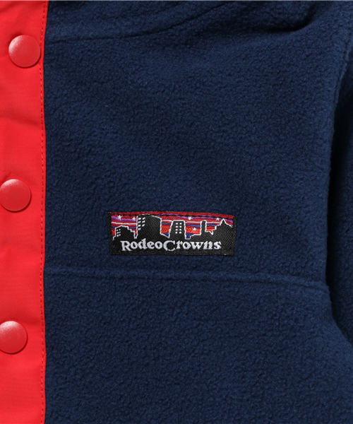 RODEO CROWNS WIDE BOWL（ロデオクラウンズワイドボウル）の「フリース キッズ パーカー（パーカー・キッズ・ベージュ/チャコールグレー/ネイビー・X-SMALL/LARGE/SMALL/MEDIUM）」の6枚目の写真