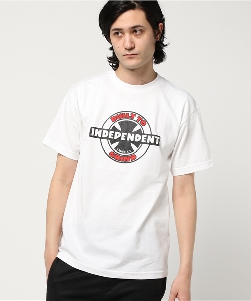 【BEAMS購入】インディペンデント、アイアンクロス、Tシャツ白、サイズM INDEPENDENT（インディペンデント）の「INDEPENDENT × BEAMS