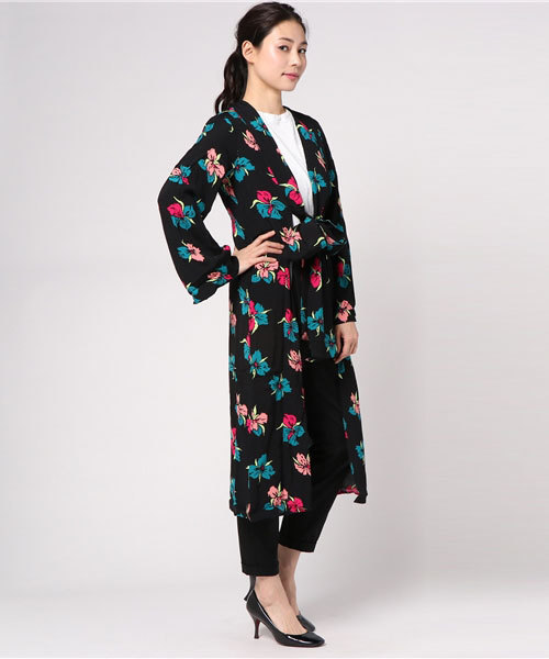 SLY（スライ）の「LIQUIDLY ORCHID GOWN（シャツ/ブラウス・レディース・ブラック/イエロー/ホワイト・FREE）」の16枚目の写真