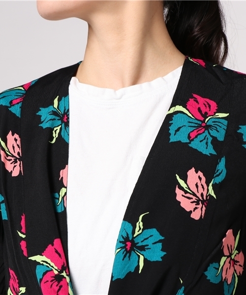 SLY（スライ）の「LIQUIDLY ORCHID GOWN（シャツ/ブラウス・レディース・ブラック/イエロー/ホワイト・FREE）」の11枚目の写真