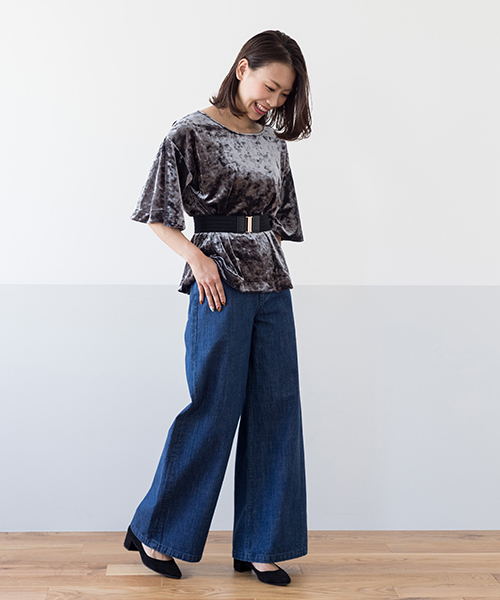 NATURAL BEAUTY BASIC（ナチュラルビューティーベーシック）の「【JJ 12月号掲載】【VERY 10月号掲載】ポインテッドブロックヒールパンプス（パンプス・レディース・レッド/ブルー/ブラック・24.5cm/24.0cm/23.0cm/23.5cm）」の16枚目の写真