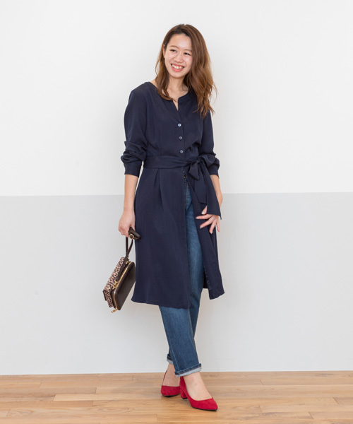 NATURAL BEAUTY BASIC（ナチュラルビューティーベーシック）の「【JJ 12月号掲載】【VERY 10月号掲載】ポインテッドブロックヒールパンプス（パンプス・レディース・レッド/ブルー/ブラック・24.5cm/24.0cm/23.0cm/23.5cm）」の17枚目の写真