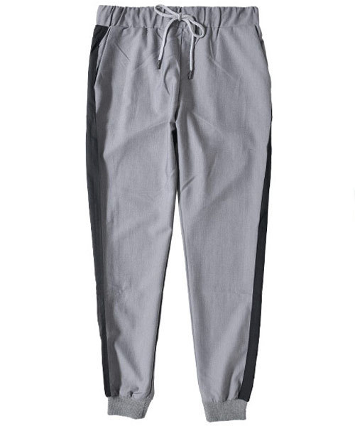 MinoriTY（マイノリティ）の「メンズTRサイドラインジョガーイージーパンツ（その他パンツ・メンズ・ブラック×グレー/ブラック×ホワイト/グレー系その他/ベージュ系その他/グリーン系その他/ブルー系その他/グレー×ホワイト/グレー系その他2・L/M/XL）」の17枚目の写真