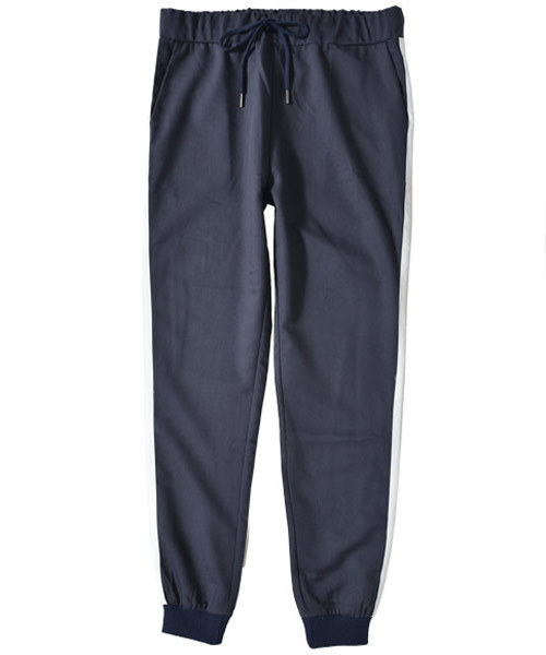 MinoriTY（マイノリティ）の「メンズTRサイドラインジョガーイージーパンツ（その他パンツ・メンズ・ブラック×グレー/ブラック×ホワイト/グレー系その他/ベージュ系その他/グリーン系その他/ブルー系その他/グレー×ホワイト/グレー系その他2・L/M/XL）」の9枚目の写真