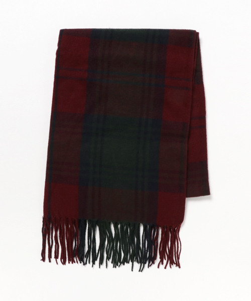 WEGO（ウィゴー）の「WEGO/カシミヤタッチチェックストール（ストール/ショール・レディース・オフホワイト/ネイビー/ピンク/ブラック/レッド/オレンジ/グレー/グリーン/ライトピンク/ワイン・FREE）」の20枚目の写真