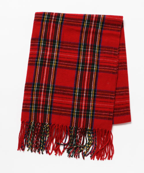 WEGO（ウィゴー）の「WEGO/カシミヤタッチチェックストール（ストール/ショール・レディース・オフホワイト/ネイビー/ピンク/ブラック/レッド/オレンジ/グレー/グリーン/ライトピンク/ワイン・FREE）」の15枚目の写真