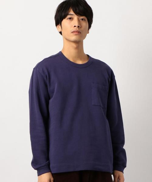 green label relaxing（グリーンレーベルリラクシング）の「■■■SC ウォッシュド クルーネック スウェット ◆（スウェット・メンズ・ブラック/ピンク/コバルトブルー/パープル・MEDIUM/SMALL/LARGE）」の4枚目の写真