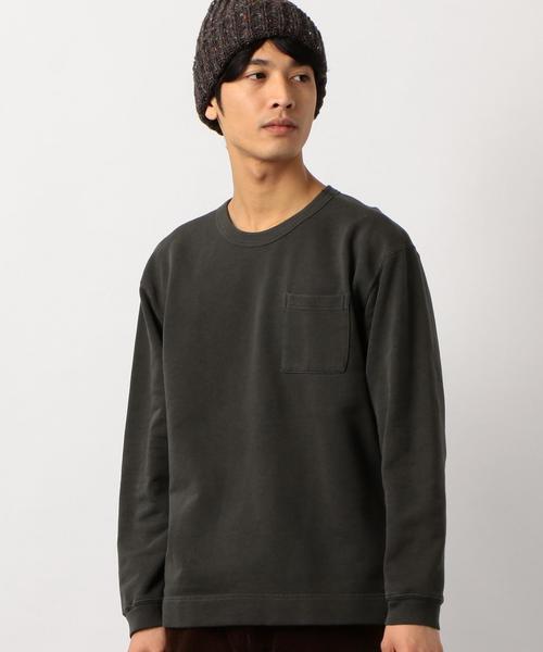 green label relaxing（グリーンレーベルリラクシング）の「■■■SC ウォッシュド クルーネック スウェット ◆（スウェット・メンズ・ブラック/ピンク/コバルトブルー/パープル・MEDIUM/SMALL/LARGE）」の2枚目の写真