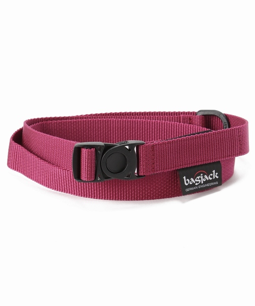 BAGJACK(バッグジャック)の「BAGJACK*JS / バグジャック : Tape Belt 25mm #(ベルト・メンズ・チャコールグレー/ブラック/パープル/ブラウン/レッド/カーキ・FREE)」の5枚目の写真