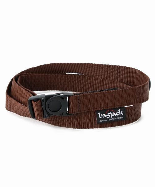 BAGJACK(バッグジャック)の「BAGJACK*JS / バグジャック : Tape Belt 25mm #(ベルト・メンズ・チャコールグレー/ブラック/パープル/ブラウン/レッド/カーキ・FREE)」の1枚目の写真