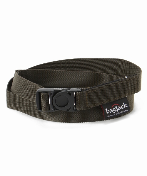 BAGJACK(バッグジャック)の「BAGJACK*JS / バグジャック : Tape Belt 25mm #(ベルト・メンズ・チャコールグレー/ブラック/パープル/ブラウン/レッド/カーキ・FREE)」の4枚目の写真