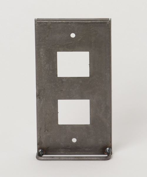 a.depeche（アデペシュ）の「iron hang bar switch plate 2口 / アイアン スウィッチプレート 2口（インテリア雑貨・レディース・アンティークシルバー・FREE）」の3枚目の写真