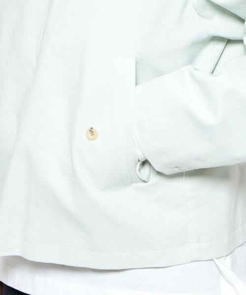 H BEAUTY&YOUTH UNITED ARROWS(エイチビューティーアンドユースユナイテッドアローズ)の「<H>CORDUROY PASTEL DOG EAR BLOUSON/ブルゾン ◆(ブルゾン・メンズ・ライム/ナチュラル・MEDIUM/SMALL)」の14枚目の写真