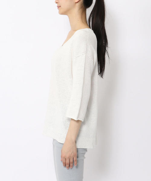 GALERIE VIE（ギャルリー ヴィー）の「コットン Vネックプルオーバー