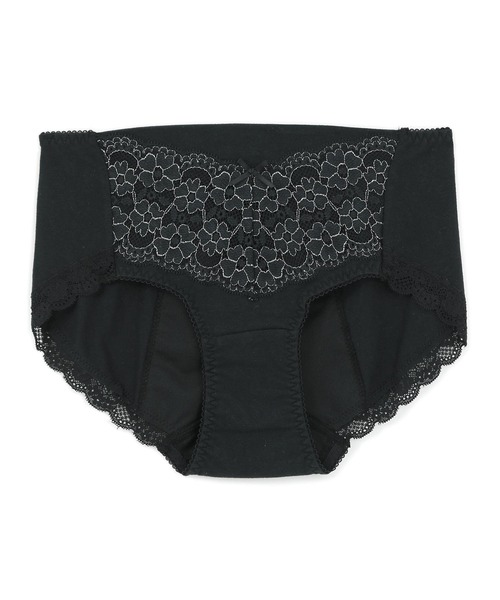 fran de lingerie（フランデランジェリー）の「fran SanitaryShorts サニタリーショーツ コーディネートナイト用ウィング対応（ショーツ・レディース・ブルー/ブラック/ネイビー/サックスブルー/ピンク/クリアブラック/ダークブルー/サーモンピンク/ミント/シルバーグレー・L/M/3L/LL/S）」の11枚目の写真