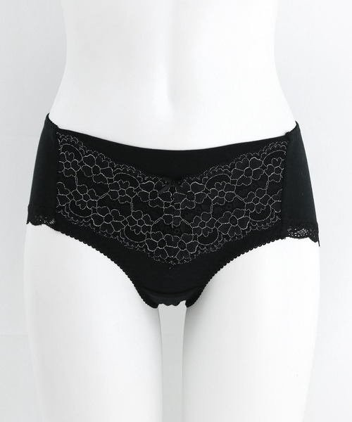 fran de lingerie（フランデランジェリー）の「fran SanitaryShorts サニタリーショーツ コーディネートナイト用ウィング対応（ショーツ・レディース・ブルー/ブラック/ネイビー/サックスブルー/ピンク/クリアブラック/ダークブルー/サーモンピンク/ミント/シルバーグレー・L/M/3L/LL/S）」の15枚目の写真