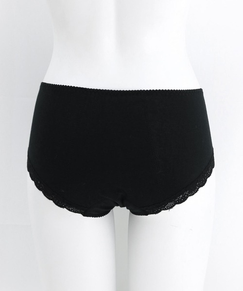 fran de lingerie（フランデランジェリー）の「fran SanitaryShorts サニタリーショーツ コーディネートナイト用ウィング対応（ショーツ・レディース・ブルー/ブラック/ネイビー/サックスブルー/ピンク/クリアブラック/ダークブルー/サーモンピンク/ミント/シルバーグレー・L/M/3L/LL/S）」の20枚目の写真