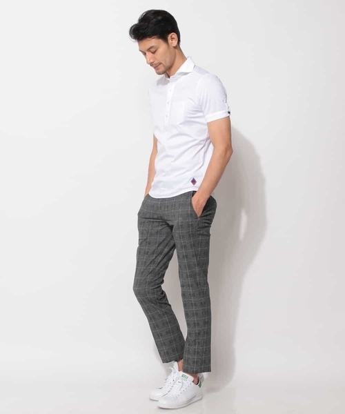 MICHEL KLEIN HOMME (ミッシェルクランオム)の「スラックス(EVALET HIGHLAND サッカー)(スラックス・メンズ・チャコールグレー・SMALL/MEDIUM/LARGE/X-LARGE/XX-LARGE/X-SMALL)」の12枚目の写真