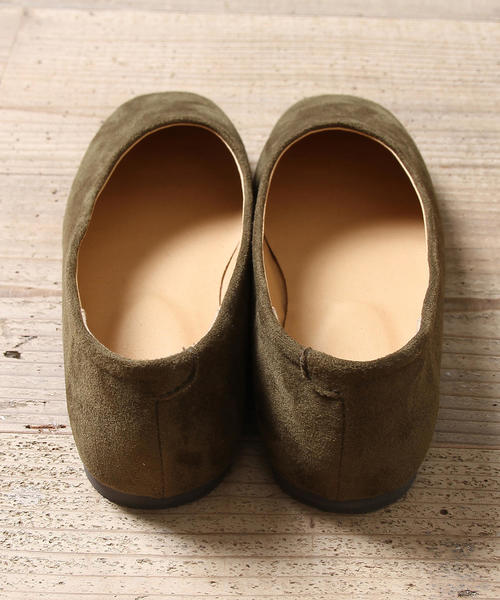 coen（コーエン）の「【2018FW新作】スクエアフラットシューズ（パンプス・レディース・パープル/ブラック/オリーブ・S/M/L）」の18枚目の写真