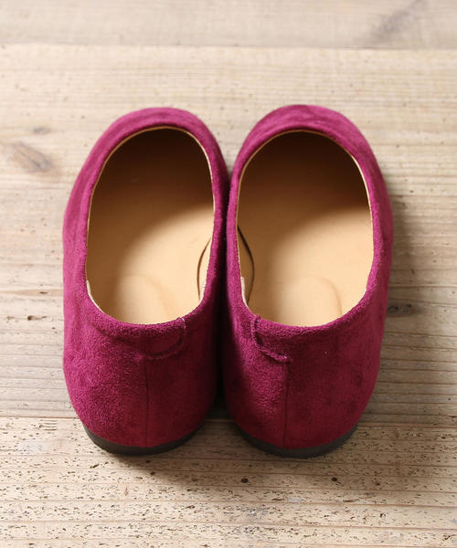 coen（コーエン）の「【2018FW新作】スクエアフラットシューズ（パンプス・レディース・パープル/ブラック/オリーブ・S/M/L）」の12枚目の写真