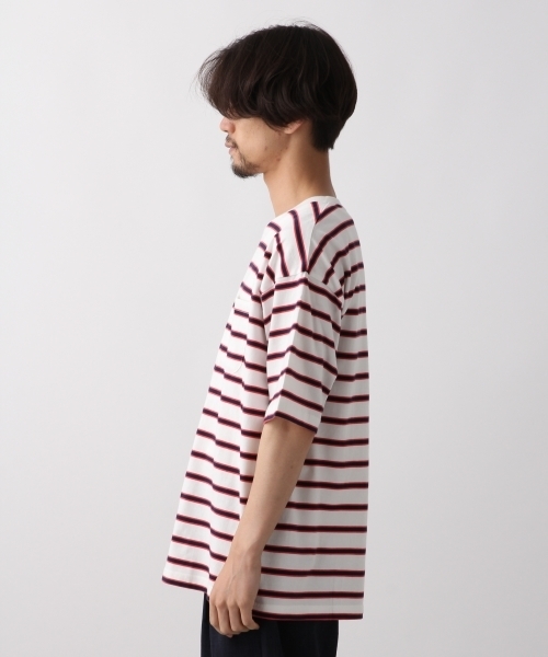 RAGEBLUE(レイジブルー)の「マルチボーダーTシャツ/799843(Tシャツ/カットソー・メンズ・ホワイト/ブラック/ネイビー・MEDIUM/LARGE)」の8枚目の写真