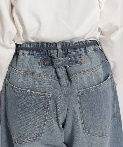 niko and...(ニコアンド)の「13オンスオーバーサイズパンツ(デニムパンツ・レディース・ライトブルー/ブルー・MEDIUM/LARGE)」の16枚目の写真