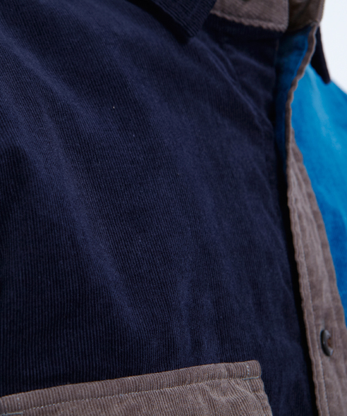 SILAS(サイラス)の「MULTI CORD SHIRT(シャツ/ブラウス・メンズ・バーガンディー/ブルー・1/2/3)」の8枚目の写真