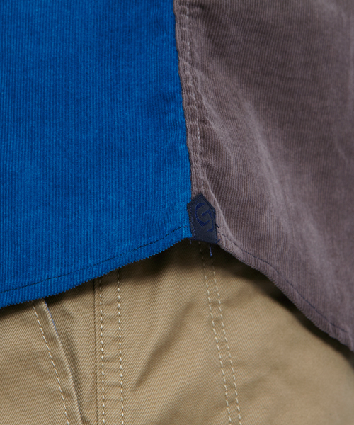 SILAS(サイラス)の「MULTI CORD SHIRT(シャツ/ブラウス・メンズ・バーガンディー/ブルー・1/2/3)」の9枚目の写真