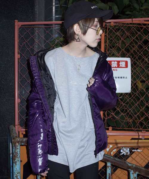 rovtski(ロフトスキー)の「LDS WT COLOR BLOUSON(ダウンジャケット/コート・レディース・ライトグレー/ブラック/パープル/レッド/ターコイズブルー/イエロー/ロイヤルブルー・FREE)」の5枚目の写真